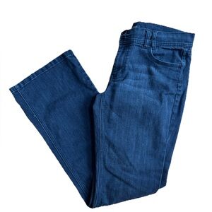 White House Black Market 10R‎ Women’s BootLeg Bedazzled pockets Noir Denim Jeans